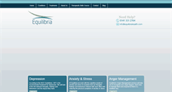 Desktop Screenshot of equilibriahealth.com
